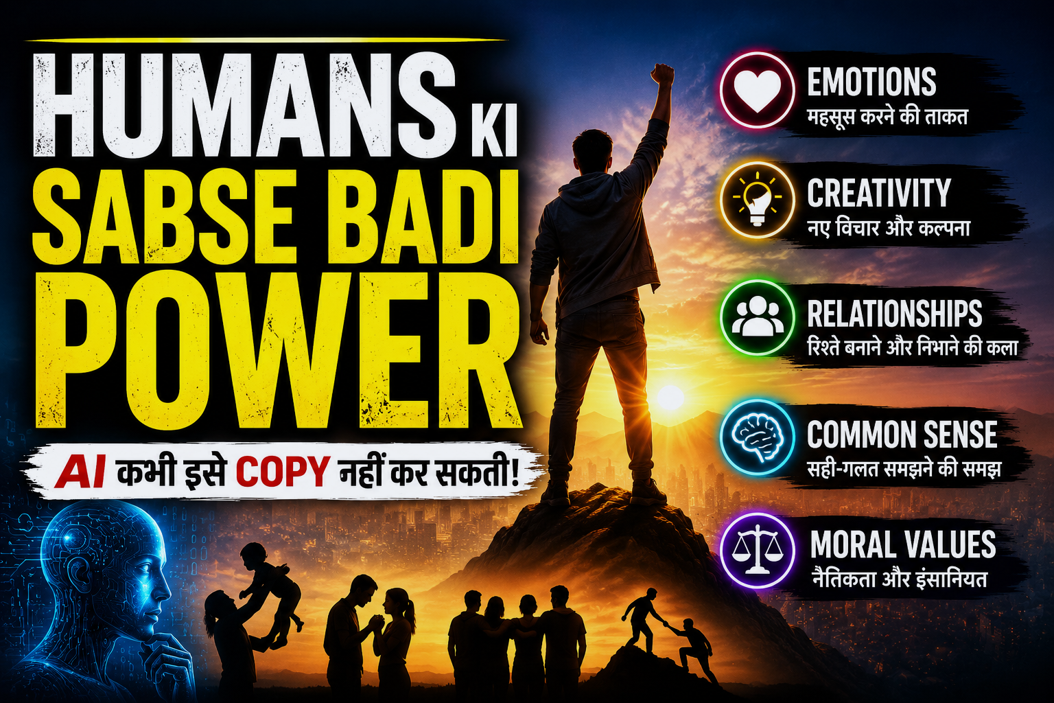 humans ki sabse badee power jise ai bhi copy nahi kar sakta