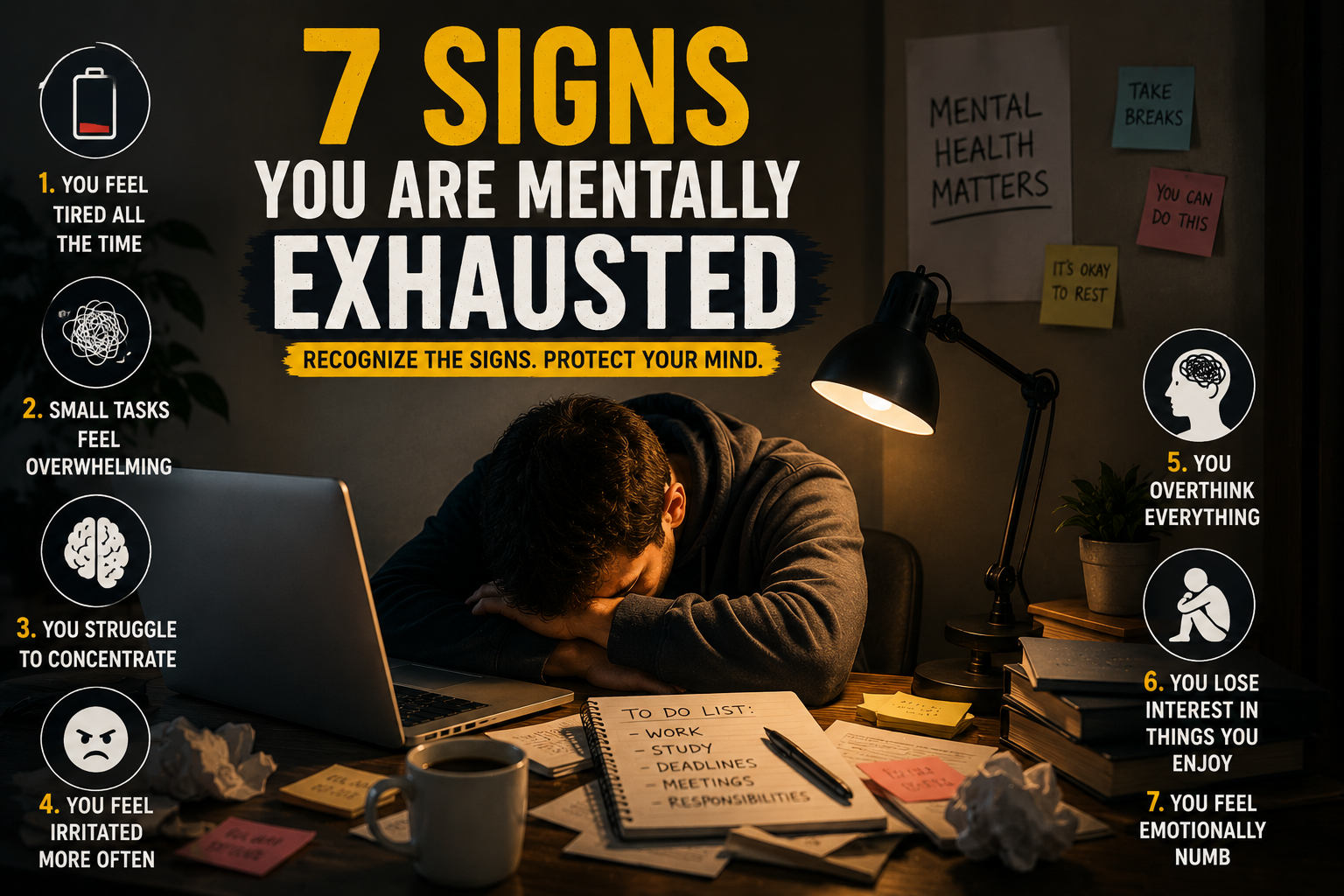 7 Signs You Are Mentally Exhausted And Need A Break