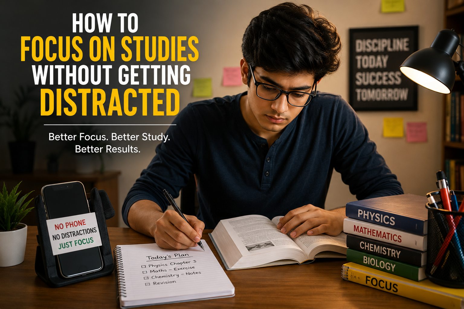 How To Focus On Studies Without Getting Distracted: Simple Tips That Work