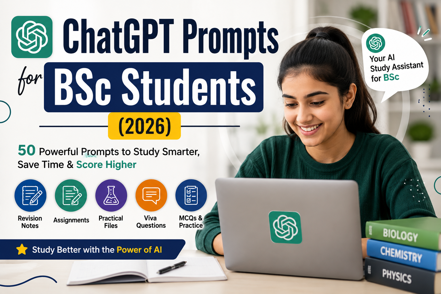 ChatGPT Prompts for BSc Students (2026)