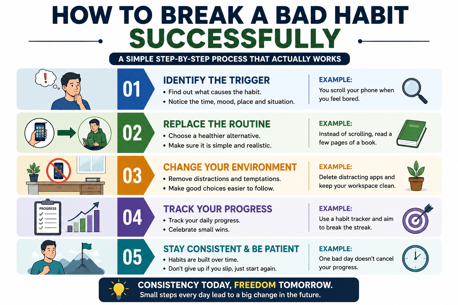 How To Break A Bad Habit Successfully heading ke niche.
