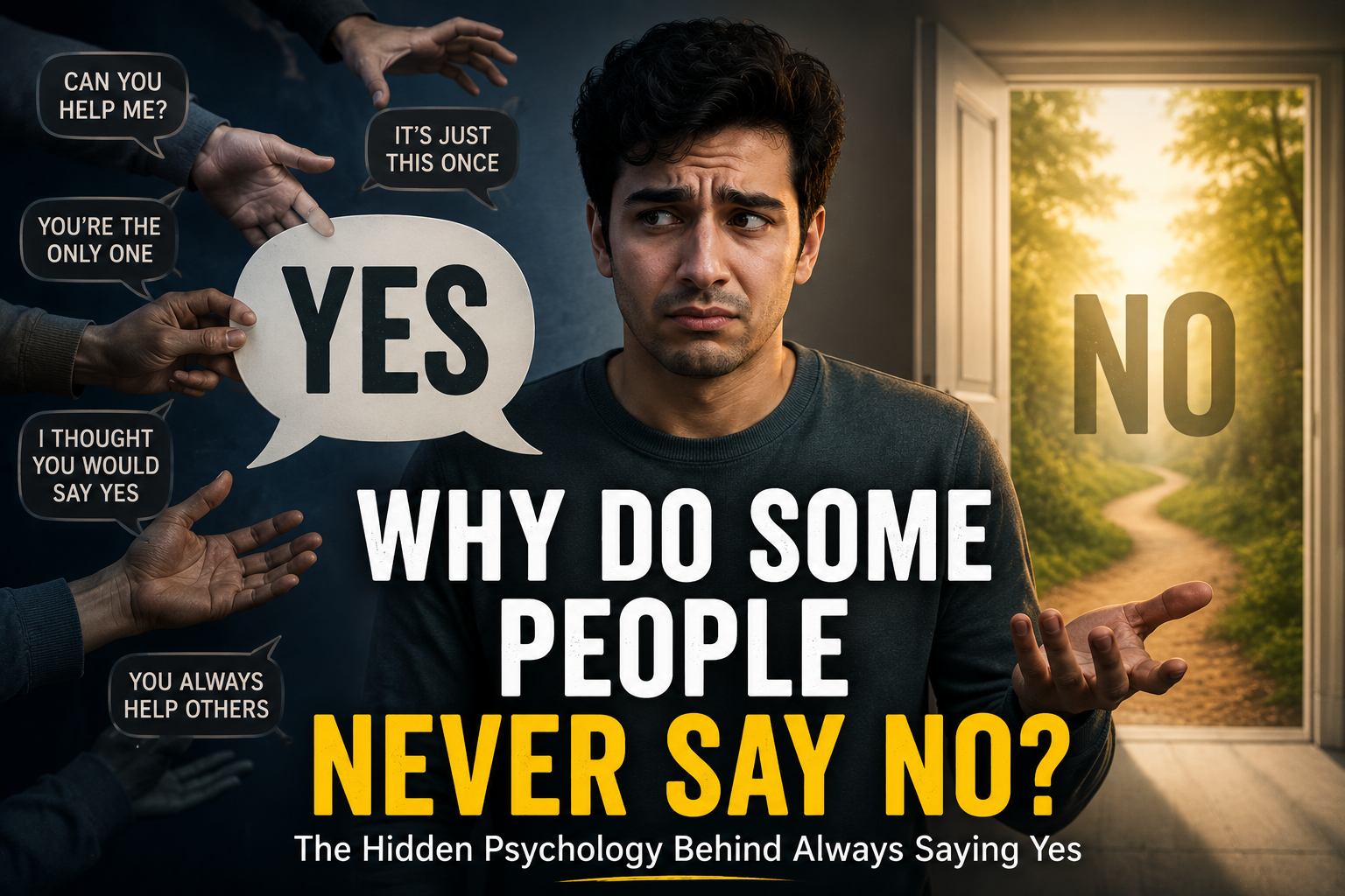 Why Do Some People Never Say No? The Hidden Psychology Explained