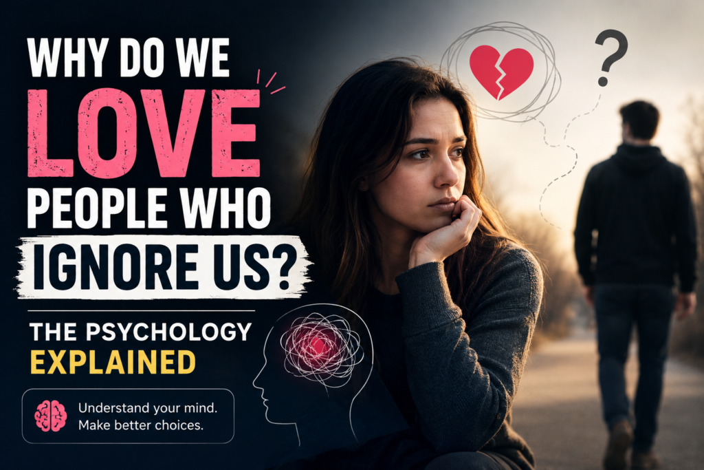 Why do we love people who ignore us psychology explained
